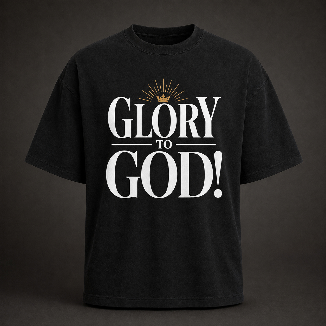 Glory to God t-shirt in Midnight